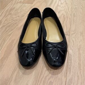 J. Crew Elegant Black Ballet Flats